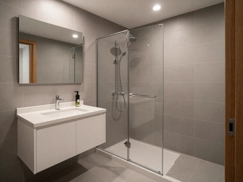 Irvine secondary bathroom after contemporary renovation