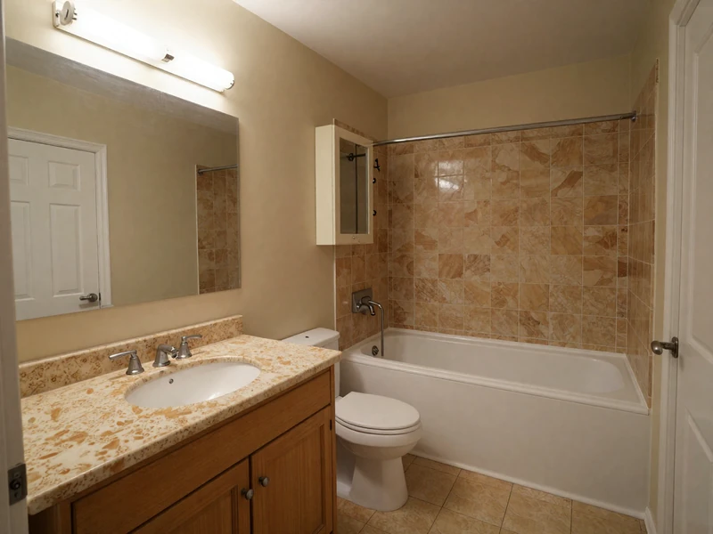 Newport Coast master bathroom before renovation